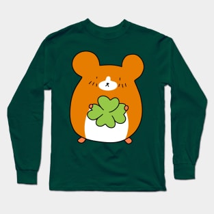 Four Leaf Clover Hamster Long Sleeve T-Shirt